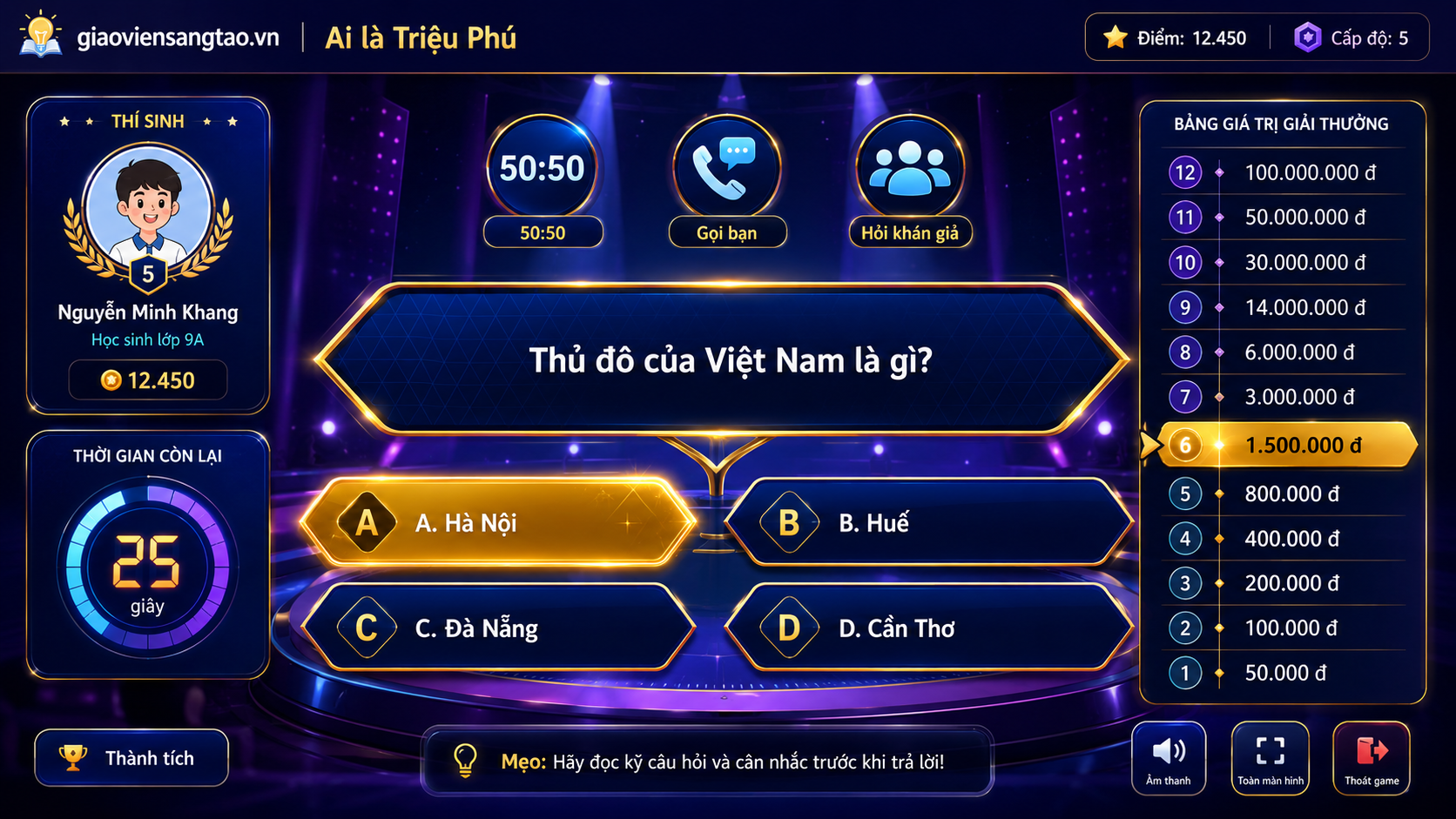 Ai là Triệu Phú